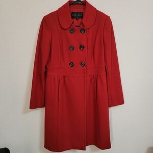 Antonio Melani Women's Coat Deep Red - Size 6